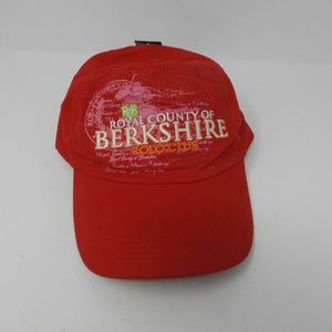 Royal County of Berkshire Polo Club Red Cap NWT